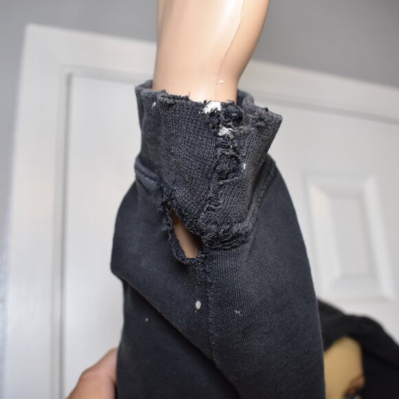 VTG AFI Band 2003 Black Cat Hoodie East Bay Hoodie Sz Small distressed - Picture 6 of 13